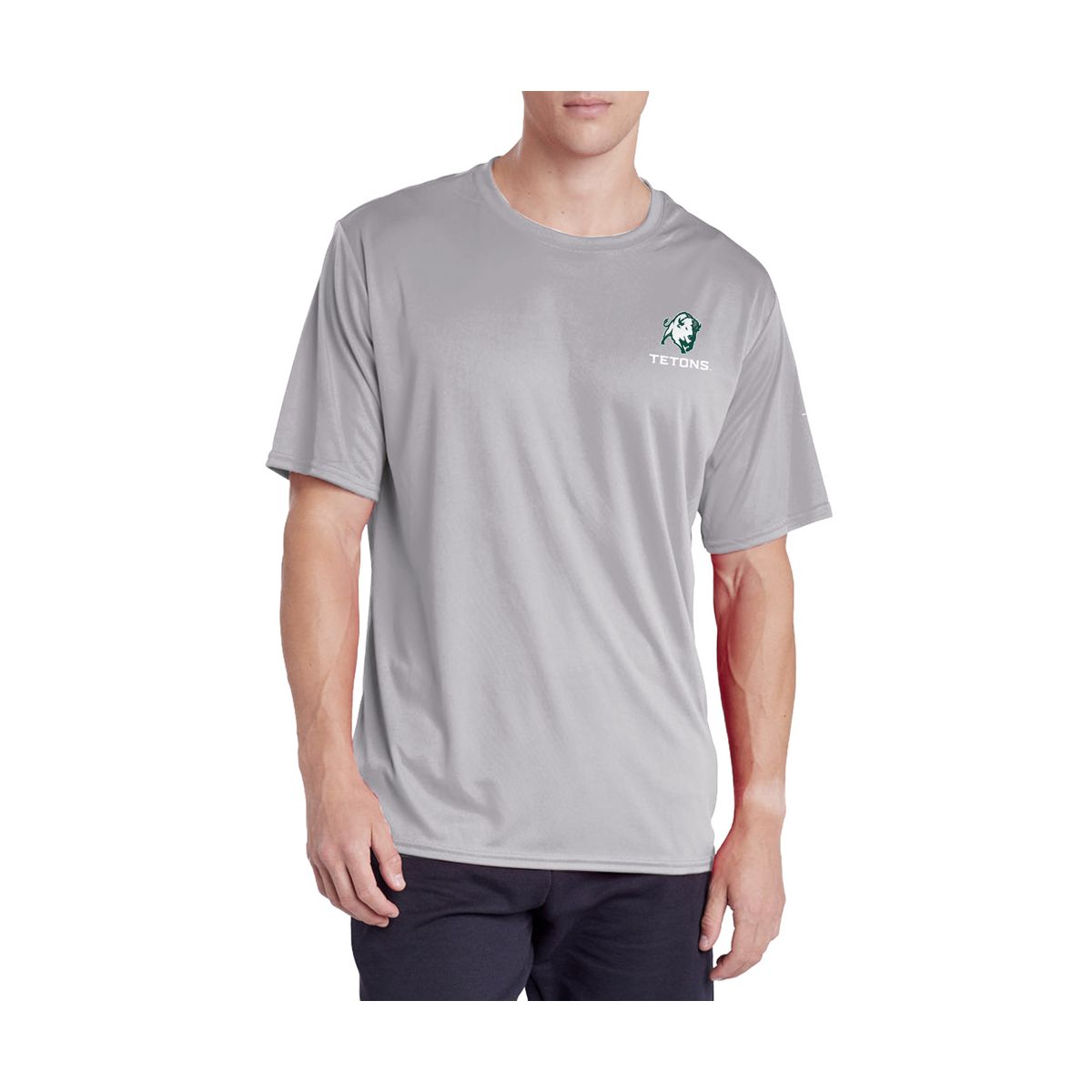 Men's Williston State College Men's Sport Active T-Shirt Left Chest Logo