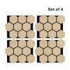 Hexagon Wood Wall Panels with PET Felt, Decorative Sound-Absorbing Tiles for Living Room, Studio, Piano Room - 2 of 4