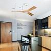 BestParts 52" Reversible DC Motor Ceiling Fan with Remote Control No Lights - White - 4 of 4