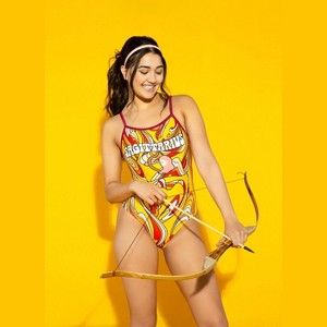 Sporti Groovy Zodiac Sagittarius Thin Strap One Piece Swimsuit (22-44) - 1 of 4