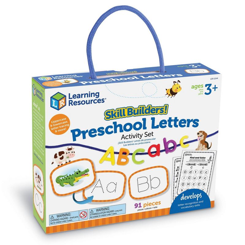 Learning Resources Skill Builders! Preschool Letters Activity Set, 5 of 6