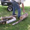 Timber Tuff TMW-32 16 Inch Timber Claw Comfort Grip Logging Wood Hand Tool for Transporting Split and Non Split Logs Up to 50 Pounds, Green - 4 of 4