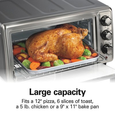 Hamilton Beach Sure-Crisp Air Fryer Toaster Oven Black - 31418 - Thumbnail 3