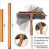 89'' Squeegee Window Cleaner 2-in-1 Kit with Extension Pole, Rotatable and Bendable Head for Indoor/Outdoor Windows - 3 of 4