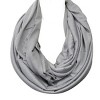 Wrapables Soft Jersey Knit Infinity Scarf, Light Grey - image 2 of 4