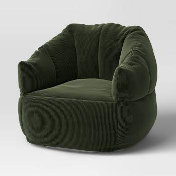 Corduroy Structured Bean Bag Chair - Room Essentials™