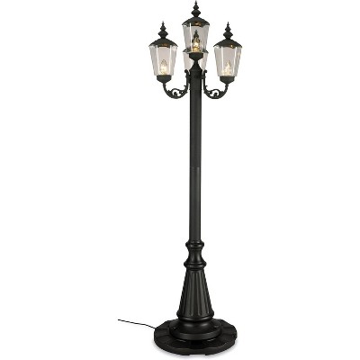 Patio Living Concepts Cambridge 00440 Four Lantern Patio Lamp, Park Style
