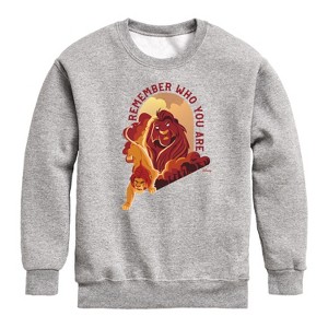 Boys' - Disney - The Lion King Graphic Long Sleeve Fleece Sweatshirt - 1 of 4