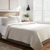 Flannel Windowpane Quilt - Threshold™ - 2 of 4