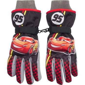 Disney Lightning McQueen Cars Insulated Snow Ski Gloves or Mittens – Boys Ages 2-7