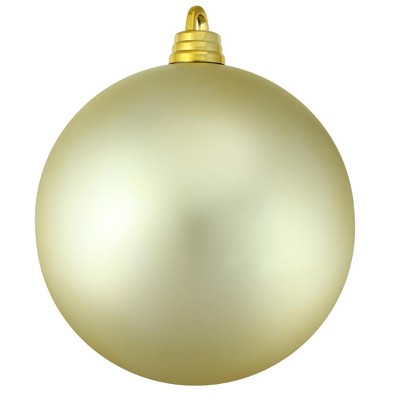 Northlight Champagne Gold Shatterproof Matte Christmas Ball Ornament 12" (300mm)