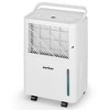 Heynemo 22 Pints Dehumidifier for Home: 1500 Sq.Ft Dehumidifiers with 71OZ Water Tank, Drain Hose for Basement, Bedroom, Bathroom, RV, Garage, White - 2 of 4