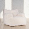 ROOMTEC Bean Bag Chair, Velvet Tufted Foam Accent Lazy Sofa Chair Floor Couch Chair - 4 of 4