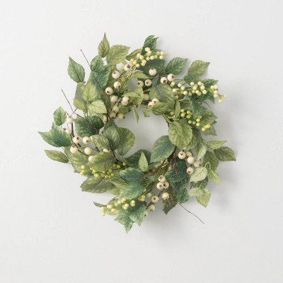 Sullivans Artificial Leaf Berry Wreath