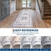 Washable Area Rug 4'x6' Vintage Traditional Floor Cover Foldable Thin Rugs Low Pile Soft Floral Medallion Vintage Design for Bedroom Living Room - 2 of 4