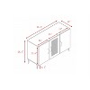 LunaLulinlk Three-Door Cabinet with Natural Rattan Mesh - Large Storage Space, Kitchen Storage Cabinet - 4 of 4