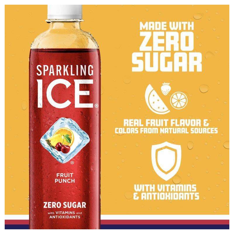 Sparkling Ice Fruit Punch - 17 fl oz Bottle, 4 of 8