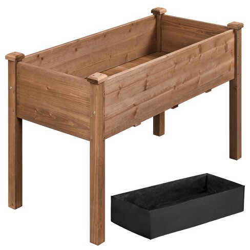 Yaheetech Fir Wood Garden Bed Planter Raised Bed - image 1 of 4