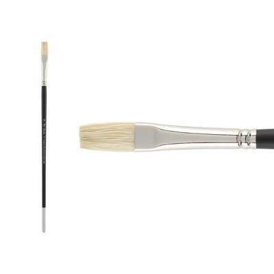 ZEM 1455 Deluxe White Hog Bristle Chungking Flat Paint Brush