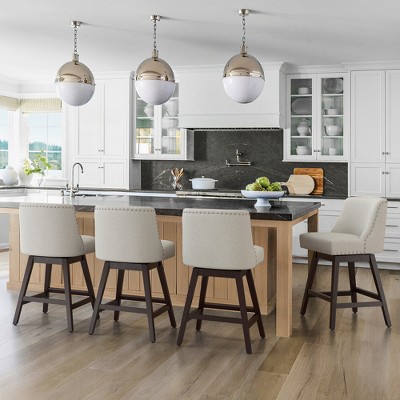 Arceso 26" Swivel Bar Stools with for Home Kitchen Island