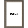 PosterPalooza | Weathered Black Picture Frame - UV Acrylic, Foam Board Backing, Hanging Hardware - 2 of 4