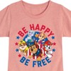 Girls' - Paw Patrol - Americana Fitted Short Sleeve Graphic T-Shirt - 2 of 4