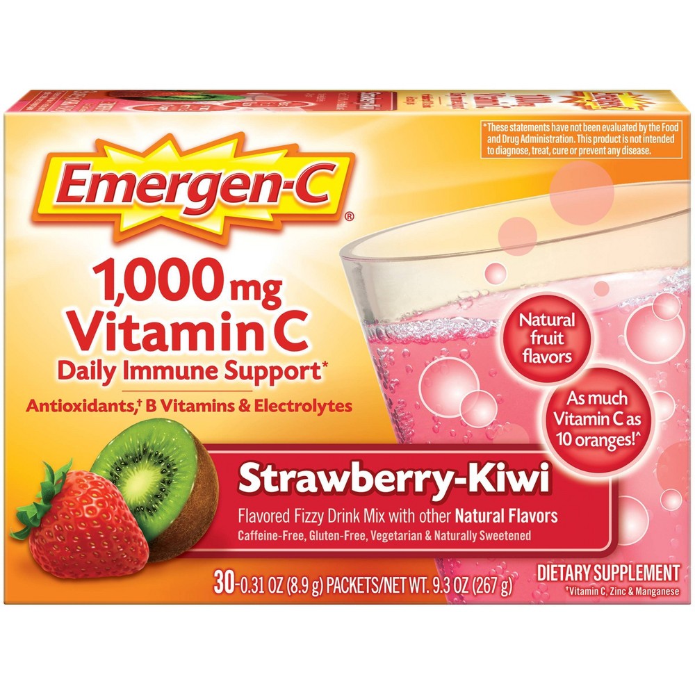 UPC 076314303199 product image for Emergen-C Vitamin C Dietary Supplement Drink Mix - Strawberry Kiwi - 30ct | upcitemdb.com