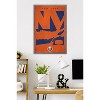 Trends International NHL New York Islanders - Logo 25 Framed Wall Poster Prints - 2 of 4