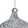 Northlight 5.25" Silver Beads and Sequins Glass Onion Christmas Ornament - image 3 of 3