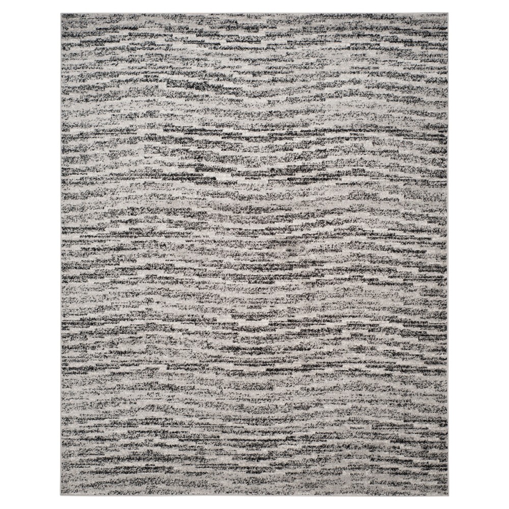 Adirondack Rug - Black/Silver - (8'x10') - Safavieh