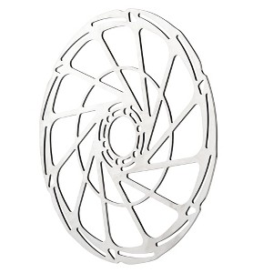 Jagwire Sport SR1 Disc Brake Rotor - 220mm, 6-Bolt, Silver - 1 of 3