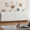 Dresser for Bedroom with 8 Drawer, TV Stand Dressers Chest of Drawers Large Wood - 4 of 4