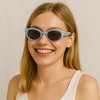 Anna-Kaci Women's Classic Elliptical Small Frame Bow Sunglasses UV400 Protection - 3 of 4
