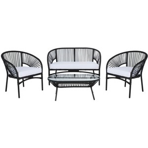 Werner 4 Pc Living Sets - Indoor/Outdoor - PAT7522 - Safavieh - 1 of 4