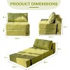 MAXYOYO Folding Sofa Bed, Convertible Sofa Bed with High-Density Support Foam for Living Room Bedroom - 3 of 4