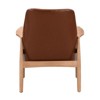 CAVINAS PU Leather Accent Chair,Set of 1/2,Minimalist Chair for Living Room,Bedroom&Study,Reading Chair with High Back,Living Room Furniture,Brown - 3 of 4