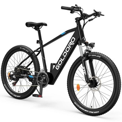 Promounts Goldoro X7 250W 26" Electric Mountain Bike, Black