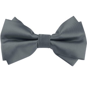 Elerevyo Men's Pre-tied Formal Satin Solid Color Formal Tuxedo Bow Ties - 1 of 4