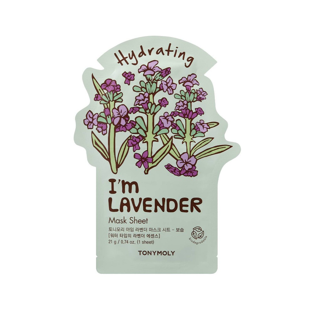 TONYMOLY Lavender Face Sheet Mask - 0.74oz