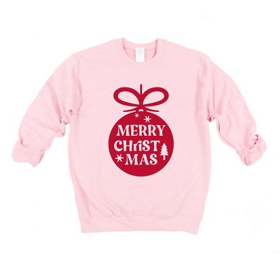 Simply Sage Market Women's Graphic Sweatshirt Merry Christmas Oranment
