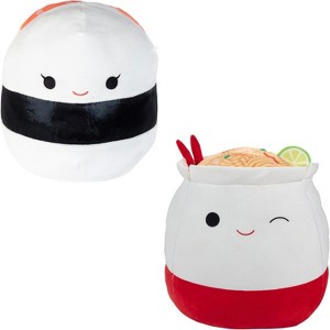 Squishmallows 10" Food 2Pk- Solenn Sushi and Daley Noodles - Official Jazwares Plush - Collectible Squishy Stuffed Animal Toy - Gift for Kids - 1 of 4