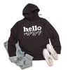Simply Sage Market Women's Graphic Hoodie Hello Valentine Bold Script - 2 of 2