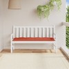 vidaXL Garden Bench Cushion Melange Red 59.1"x19.7"x2.8" Fabric - 3 of 4