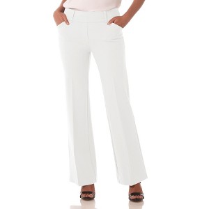 Rekucci Women's Secret Figure Pull-On Knit Wide Leg Pant - 1 of 4