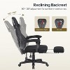 Ergonomic office chair with foot pedals, back and lumbar support, flip 3D armrests, rolling and rotating work chair, and 90-135 degree tilt - 3 of 4