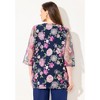 Catherines Women's Plus Size Tank And Duster 2-Piece Set - 3 of 4