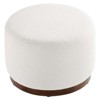 Modway Tilden Large 23 in. Round Boucle Upholstered Upholstered Ottoman - 2 of 4