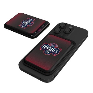 Keyscaper WNBA Linen Black Magnetic Credit Card Wallet - 1 of 3