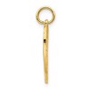 Black Bow Jewelry 14k Yellow Gold Sweet 16 in a Heart Charm or Pendant, 17mm - 2 of 4