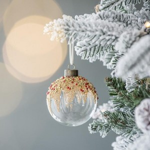 YOOCOZZ Trendy Household Christmas Decoration Set,  Multi-colour Xmas Tree Ball Ornaments, Classic Glass Decorative Hanging Ball Ornaments - 1 of 4